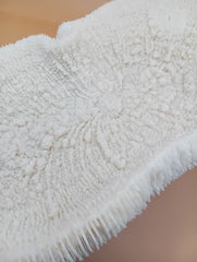 Vintage Bone White Slippers Coral – Unique Natural Ocean Decor (14.5