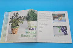 Sea Glass Crafts hardcover book by C.S. Lambert, 2012 edition with 28 creative coastal projects and full-color photographs.