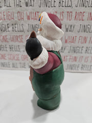 Live Bait Santa Figurine