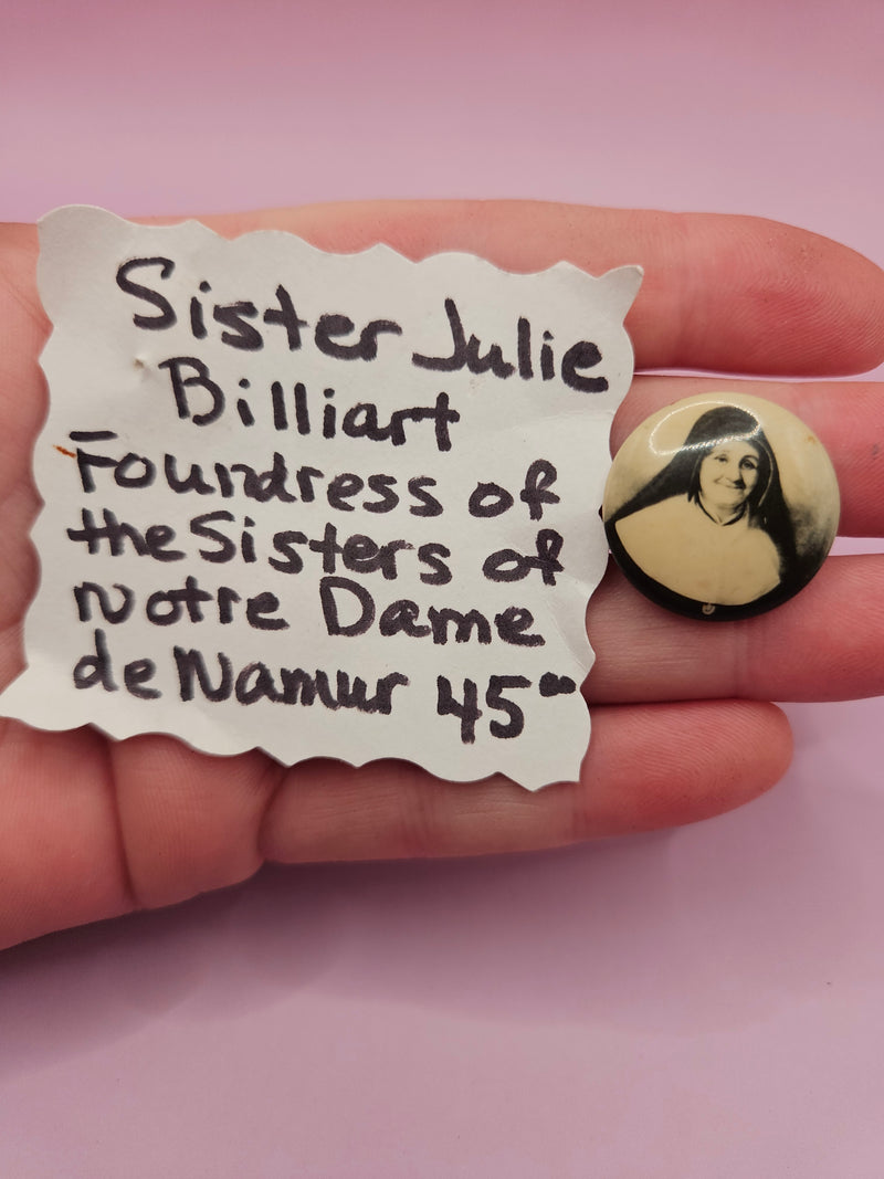 Vintage Sister Julie Billiart Pin