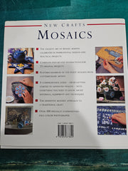 Back Cover of New Crafts: Mosaics by Helen Baird, a guide to creating beautiful mosaic art.