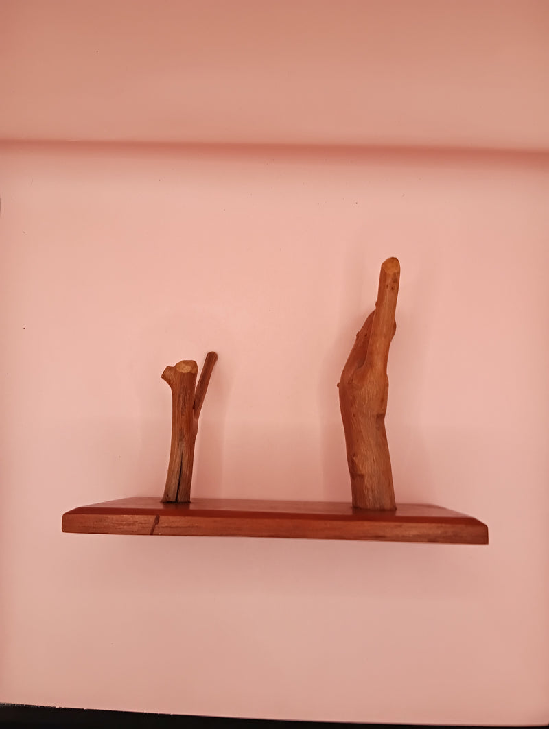 Rustic Wood Display Piece – Vintage Style