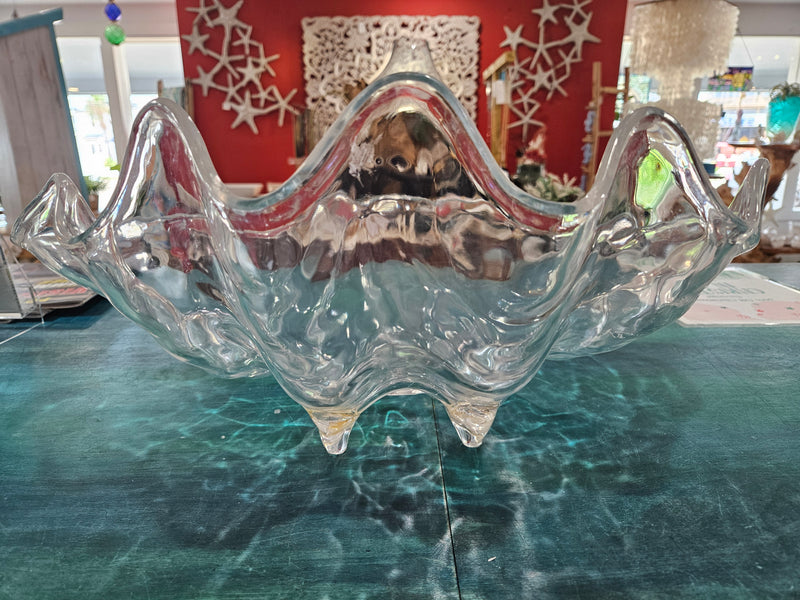 Acrylic Clam Shell Serving Dish