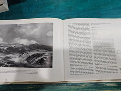 Interior pages of Marine Painting in Oil, showing techniques for painting waves and ocean scenes