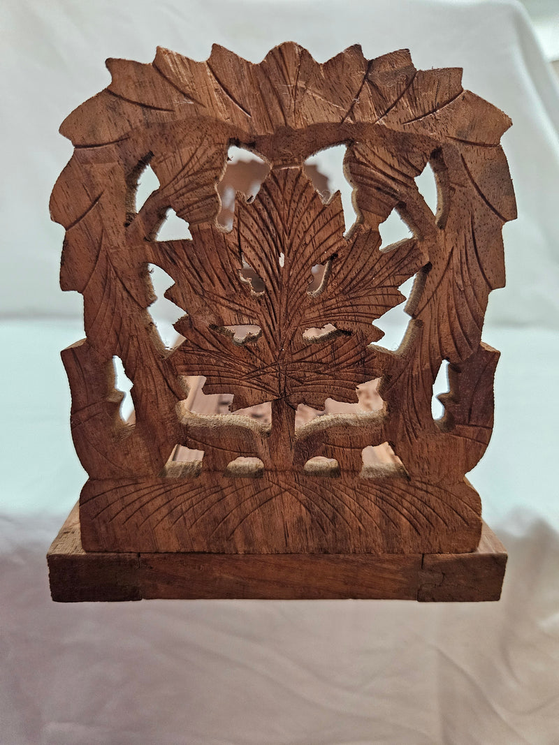 Vintage Carved Adjustable Book Holder