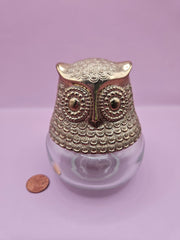 Vintage 70's Avon Owl Roses Perfume Bottle