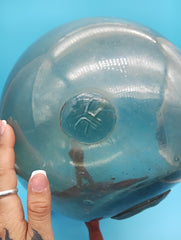 Hand-Blown Glass Fishing Float – Extra Large Japanese Nautical Decor 10.5