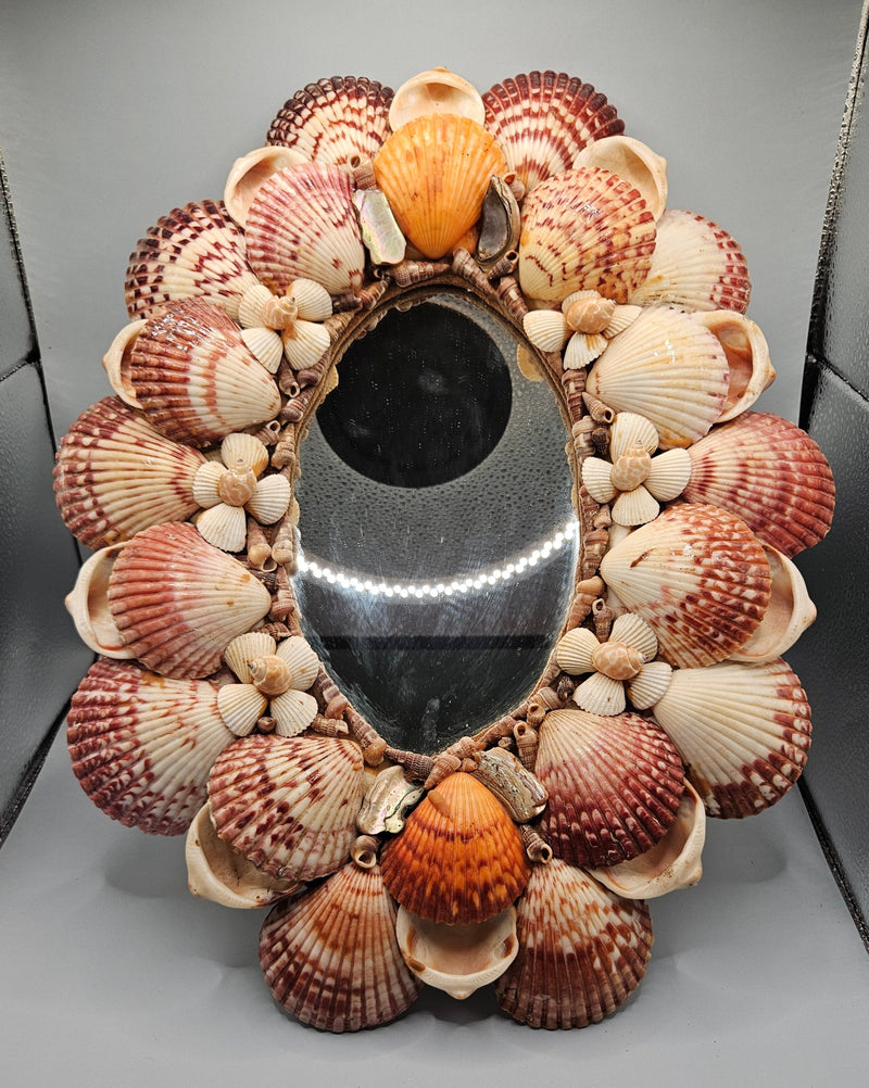 Vintage Seashell Wall Mirror