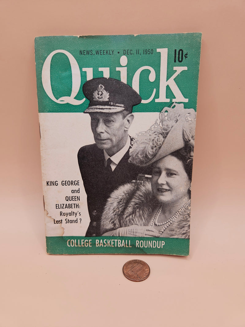 Vintage Quick News Weekly Magazine