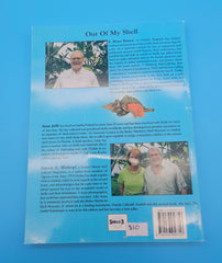 Out of My Shell softcover book by S. Peter Dance, 2005 edition with shell-collecting stories and marine life insights.