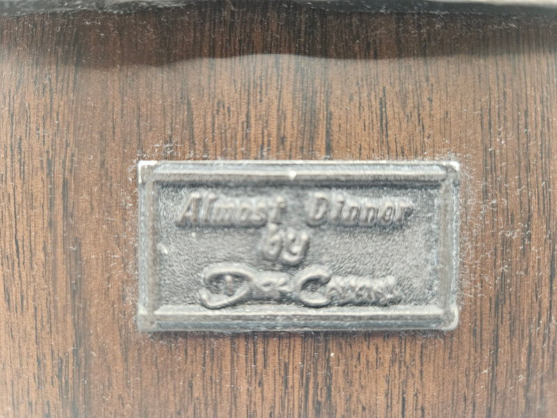 Vintage Almost Dinner Wall Plaque