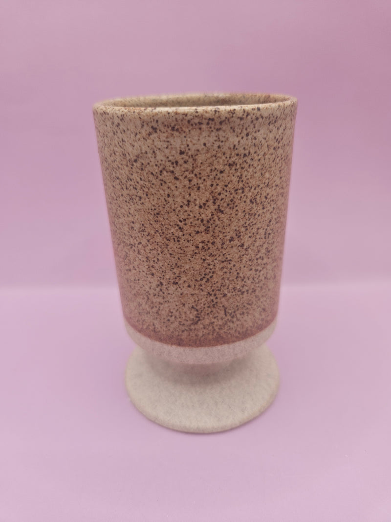 Vintage Leo Stoneware Goblet