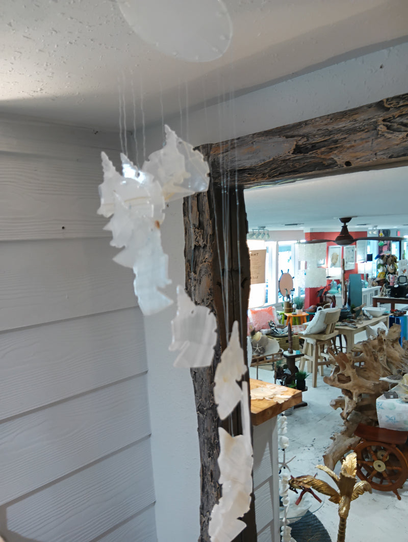 Hand-carved unicorn onyx wind chime with cascading stone unicorns, 17 inches long – Loving Coastal Living