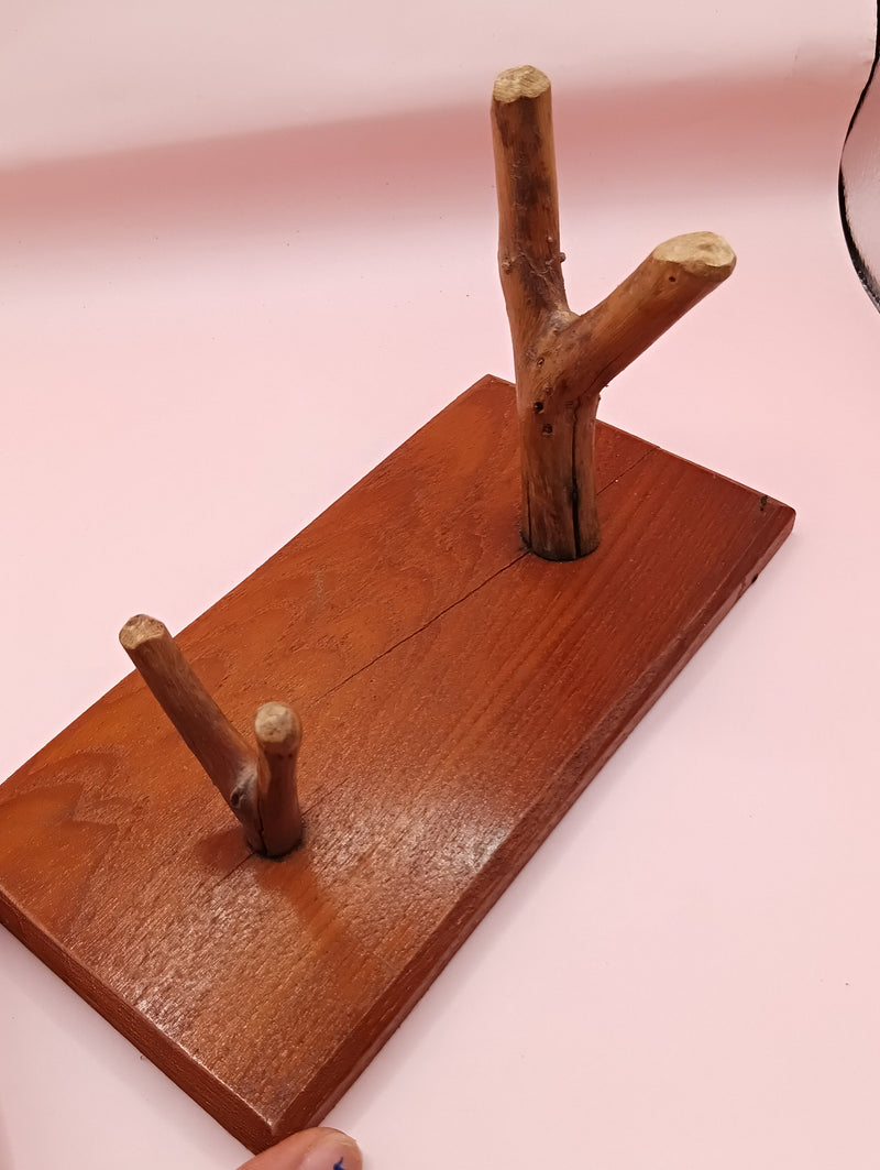 Rustic Wood Display Piece – Vintage Style