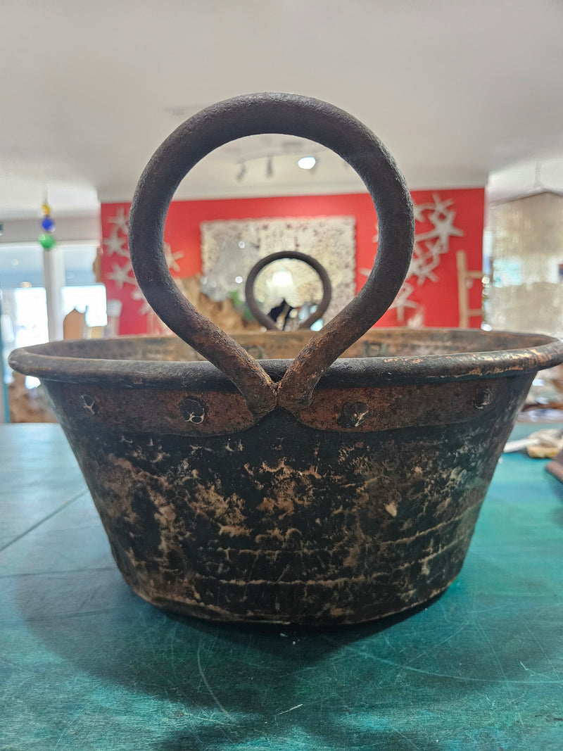 Antique Copper Pot Circa Mid 1800s