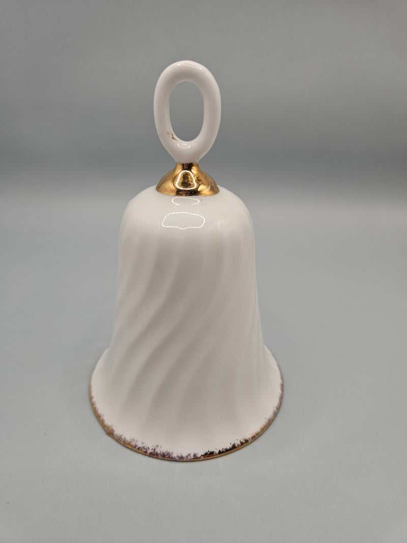 Vintage Flambro Bone China Bell Sweet Lavender