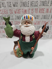 Live Bait Santa Figurine