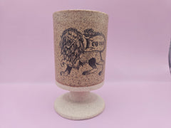 Vintage Leo Stoneware Goblet