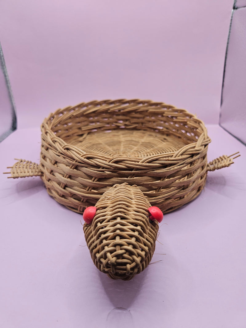 Vintage Turtle Basket