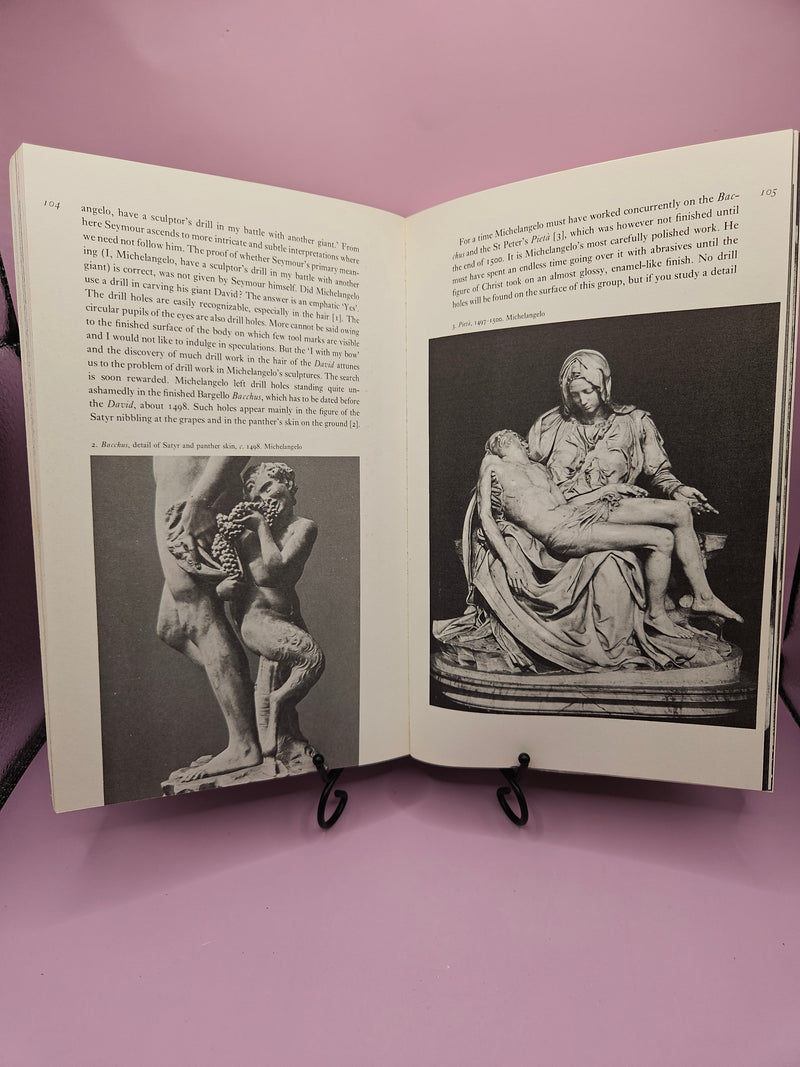 Interior pages of Sculpture: Processes and Principles, showcasing classic and modern sculpture methods