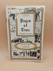 Vintage 1954 Pages Of Time Book (used)