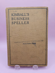 Kimball's Business Speller Vintage Book