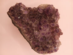 Natural Amethyst Cluster with Purple Quartz Points on Matrix – 4.7x3.5