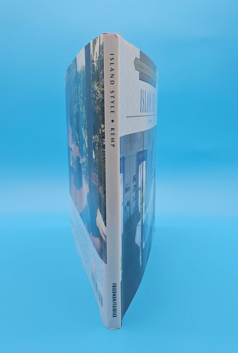 Island Style hardcover book by Jim Kemp, Architecture & Design Library, 2002 edition with Caribbean interior design photography.