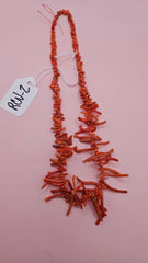 25g strand of natural Mediterranean red coral beads in branch shapes. Perfect for DIY artisan jewelry making and bold coastal designs.