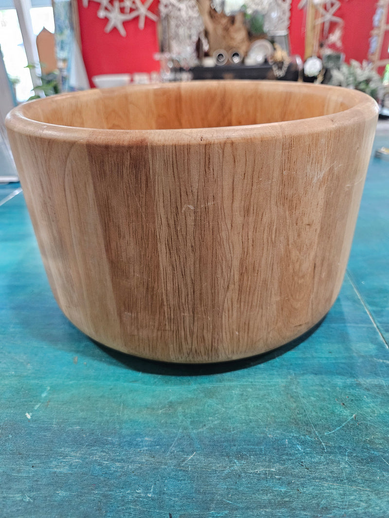 Blonde Wood Salad Bowl