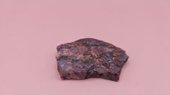 11g Moss Agate slab with taupe and lavender tones and root-like veining, 1.3x1.2 inches, displayed in hand.