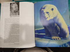 Interior pages of Wildlife Artists at Work, showing techniques and artwork by various wildlife artists.