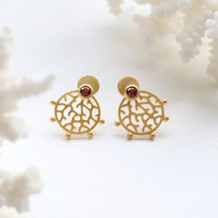 Roseni Stud Earrings - Gold