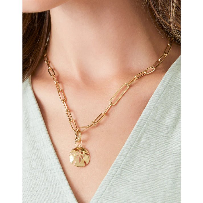 Sand Dollar Charm Necklace 18" - JewelrySPARTINA 449