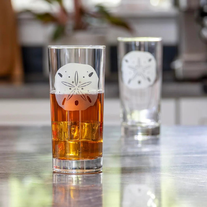 Sand Dollar Etched Glassware - Kitchen AccessoriesRolf Glass