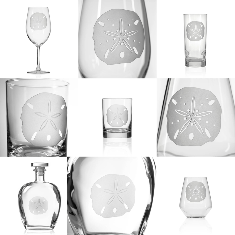 Sand Dollar Etched Glassware - Kitchen AccessoriesRolf Glass