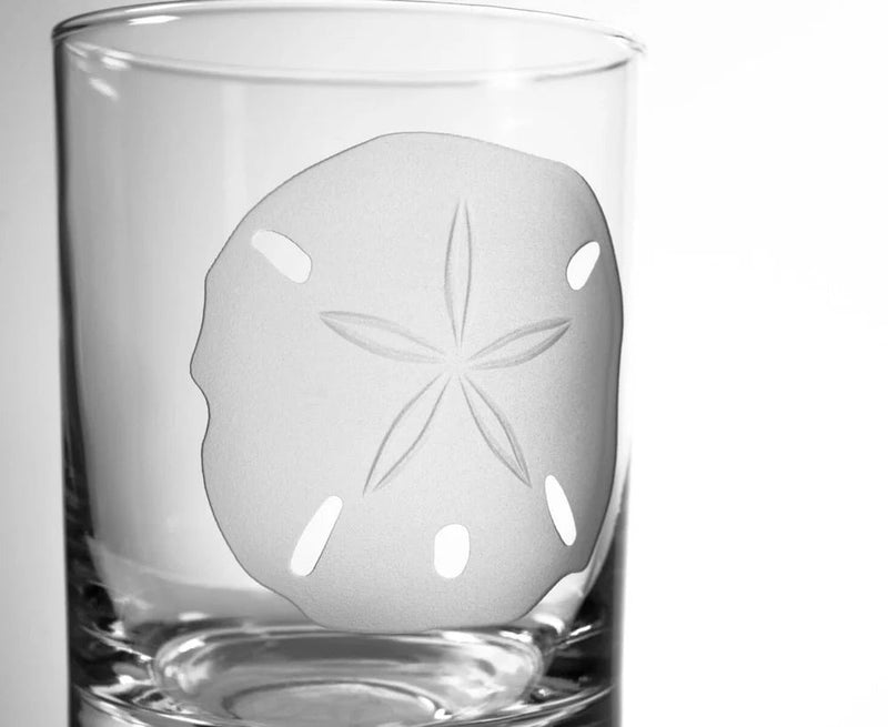 Sand Dollar Etched Glassware - Kitchen AccessoriesRolf Glass