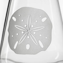 Sand Dollar Etched Glassware