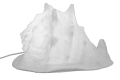 Sandstone Helmet Shell Lamp - Modern Coastal by Contrast Inc.