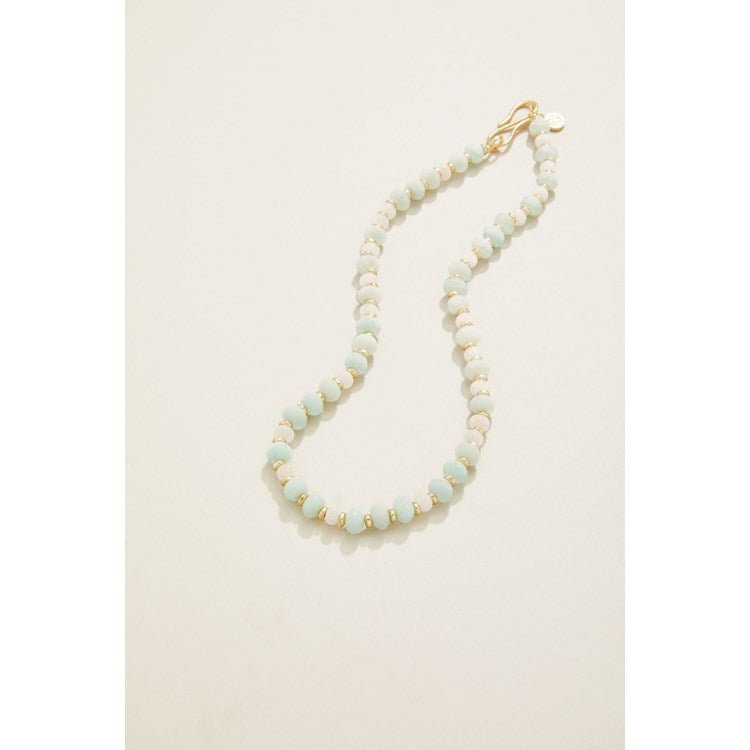 Sawyer Stone Necklace 17" Seafoam/White - Spring & Summer 2024SPARTINA 449