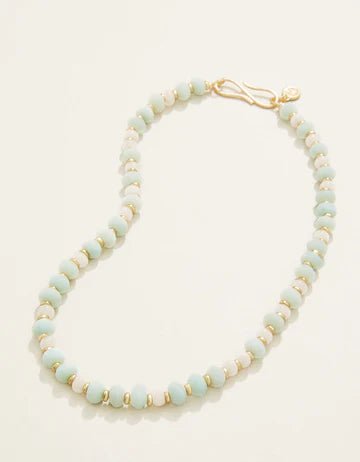 Sawyer Stone Necklace 17" Seafoam/White - Spring & Summer 2024SPARTINA 449