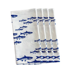 School of Fish Dinner Napkins, Set of 4 - NapkinsCaskata