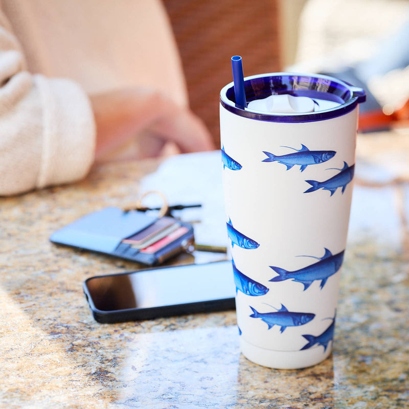 School of Fish Stainless Steel Insulated Tumbler - TumblerCaskata