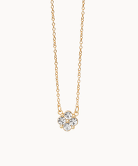 Sea La Vie Necklace Blessed Crystal Clover - JewelrySPARTINA 449