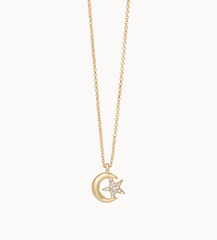 Sea La Vie Necklace Shooting Star/Moon Star - JewelrySPARTINA 449