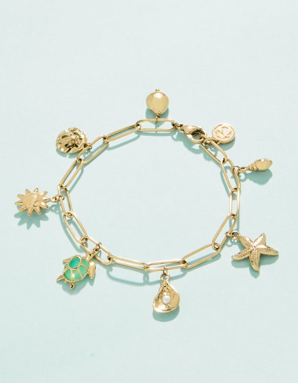 Seashore Charm Bracelet 7.5" - JewelrySPARTINA 449