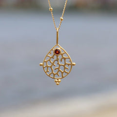 Selago Necklace - Gold - JewelryBoldB