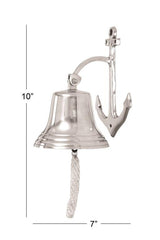 Silver Aluminum Anchor Wall Bell - BellsUmainc