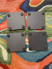 Slate Coaster Set - Port A Palm Mix - CoastersCoastline Laser Design