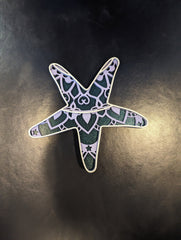 Small Multi Layer Wood Wall Art - STARFISH - Coastline Laser Design